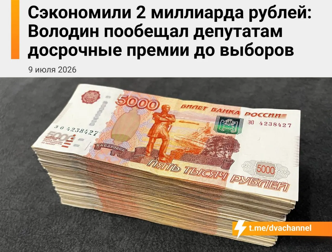По информации источников, на выплаты депутатам планируют направить 2 млрд рублей сэкономленных бюджетных средств. Спикер Вячеслав Володин пояснил, что выплаты должны «исправить несправедливость» и уравнять зарплаты депутатов и министров.