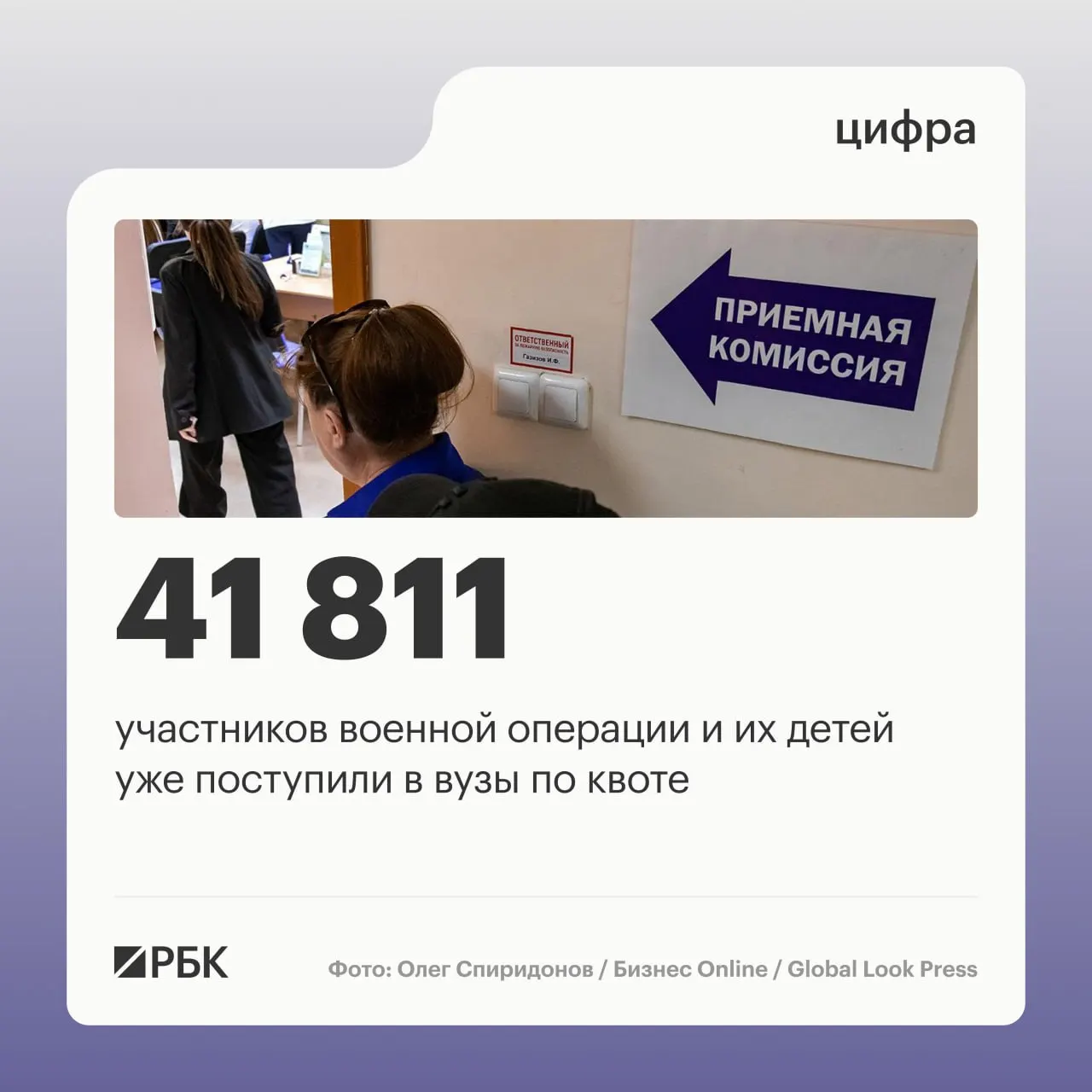 Итоги приема 2026 года: сохранены приоритеты для участников СВО; выделено 56 684 места, на данный момент зачислено 41 811 человек, общая цифра зачислений — 117 тысяч.